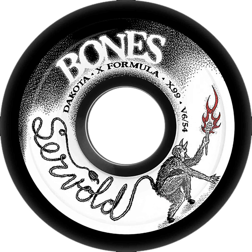Bones Servold Eternal Search X-Formula V6 Sidecut 99a 54mm Skateboard Wheels