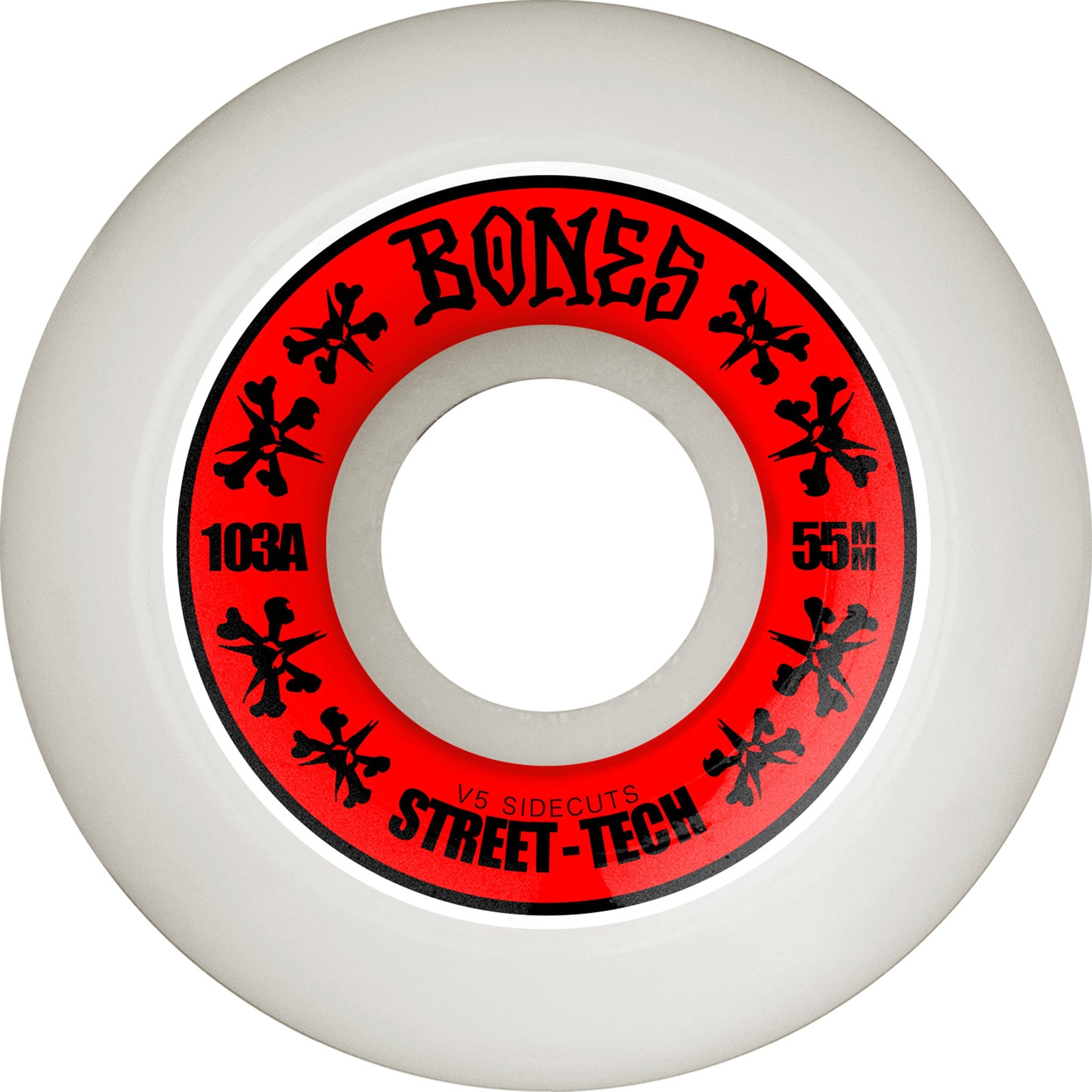 Bones STF Annuals V5 Sidecuts Skateboard Wheels 103a 55mm Skateboard Wheels