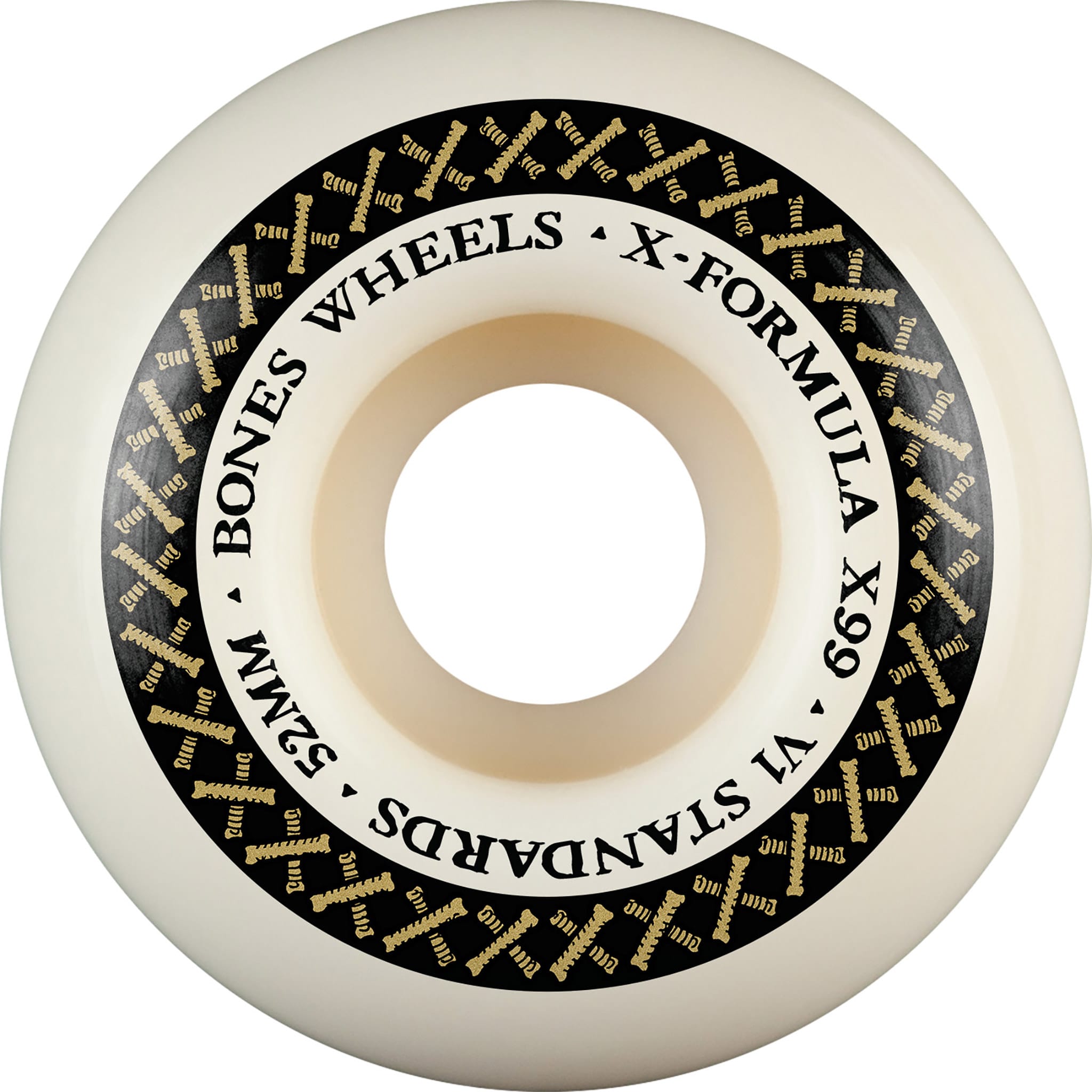 Bones X Formula V1 Standards Skateboard Wheels 99a 52mm Skateboard Wheels