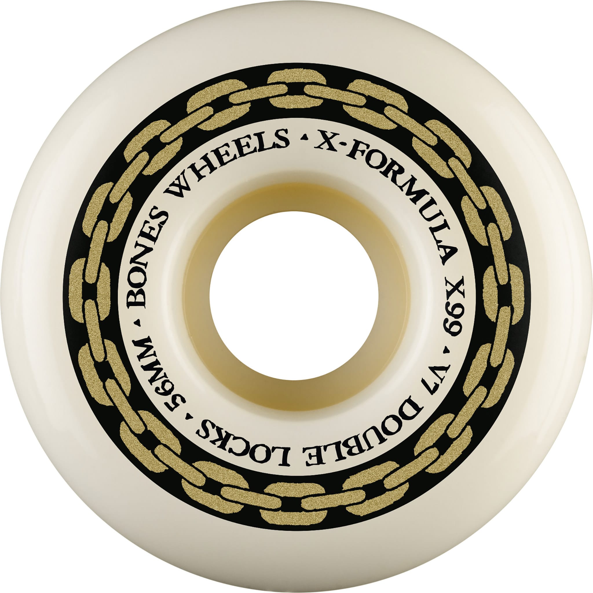 Bones X Formula V7 Double Locks Skateboard Wheels 99a 56mm Skateboard Wheels