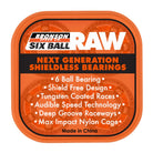 Bronson Raw Six Ball Bearings Skateboard Bearings