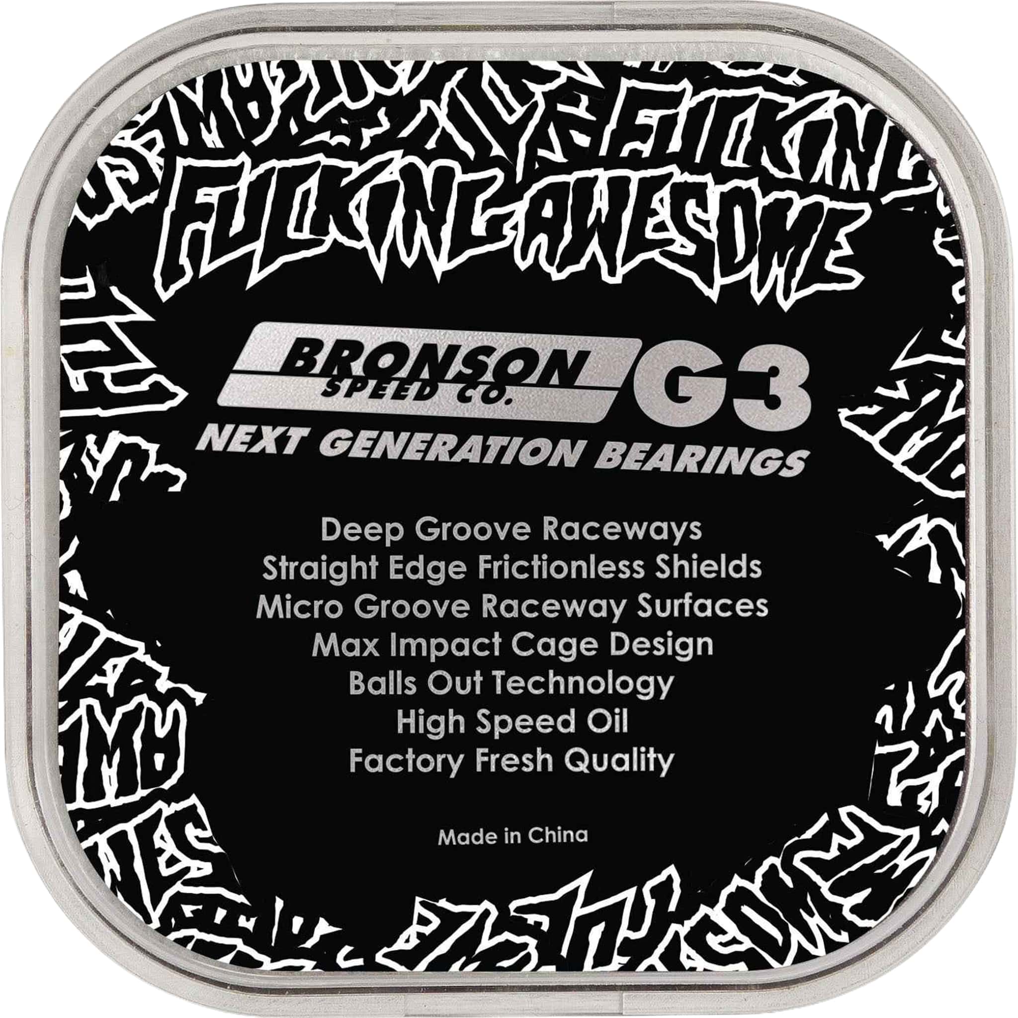 Bronson X FA G3 Skateboard Bearings Skateboard Bearings
