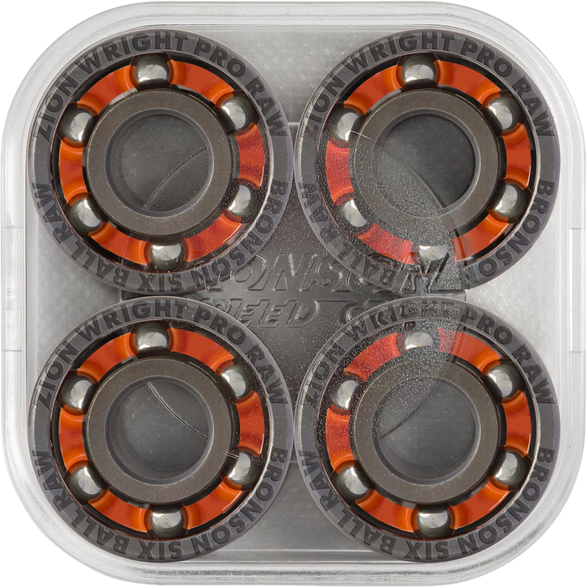 Bronson Zion Wright Raw 6-Ball Skate Bearings Skateboard Bearings
