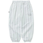 BSRabbit Stripe Sporty Super Wide Jogger Pants White 2025 Mens Snowboard Pants