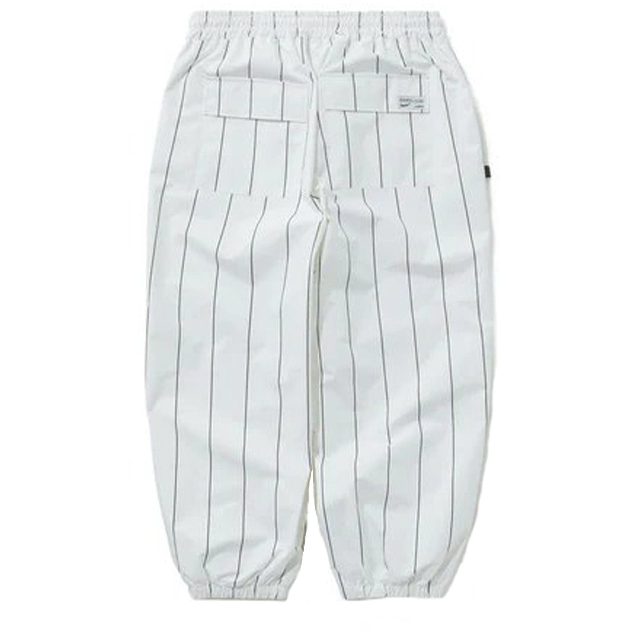 BSRabbit Stripe Sporty Super Wide Jogger Pants White 2025 Mens Snowboard Pants