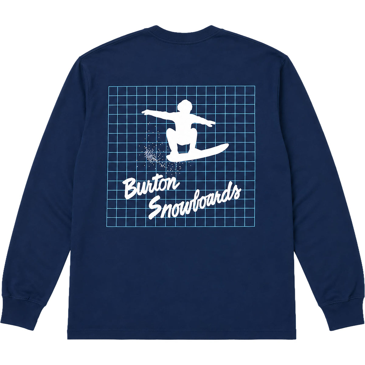 Burton 50th 80's Long Sleeve Tee Selvedge Blue T Shirt