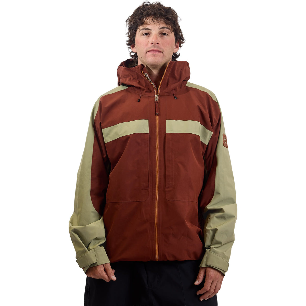 Burton AG Gore-Tex Flyrail Jacket Rust Issues 2027 Mens Snowboard Jackets