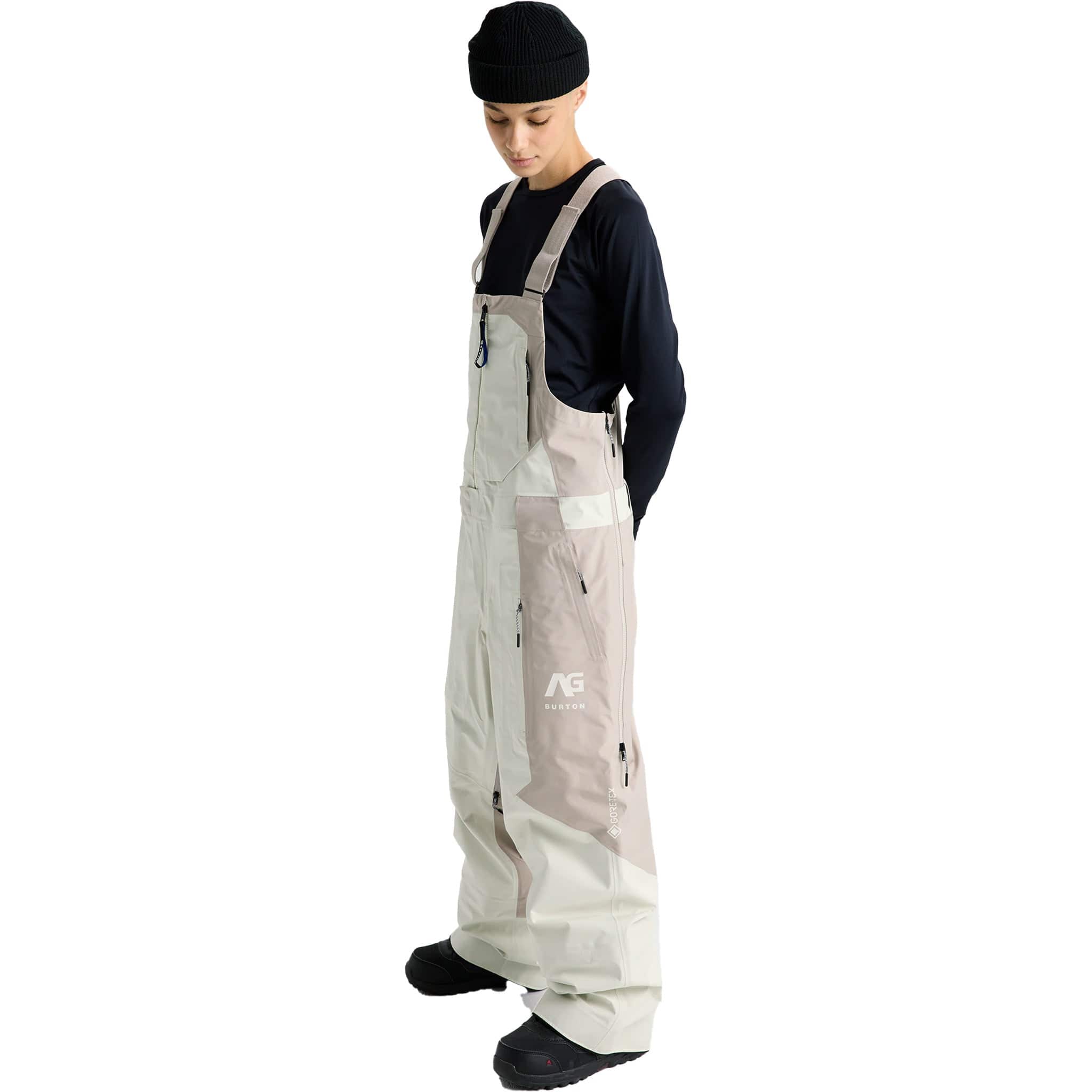 Burton AG Hardpack 3L Gore-Tex Bib Bone White Stone Grey 2026