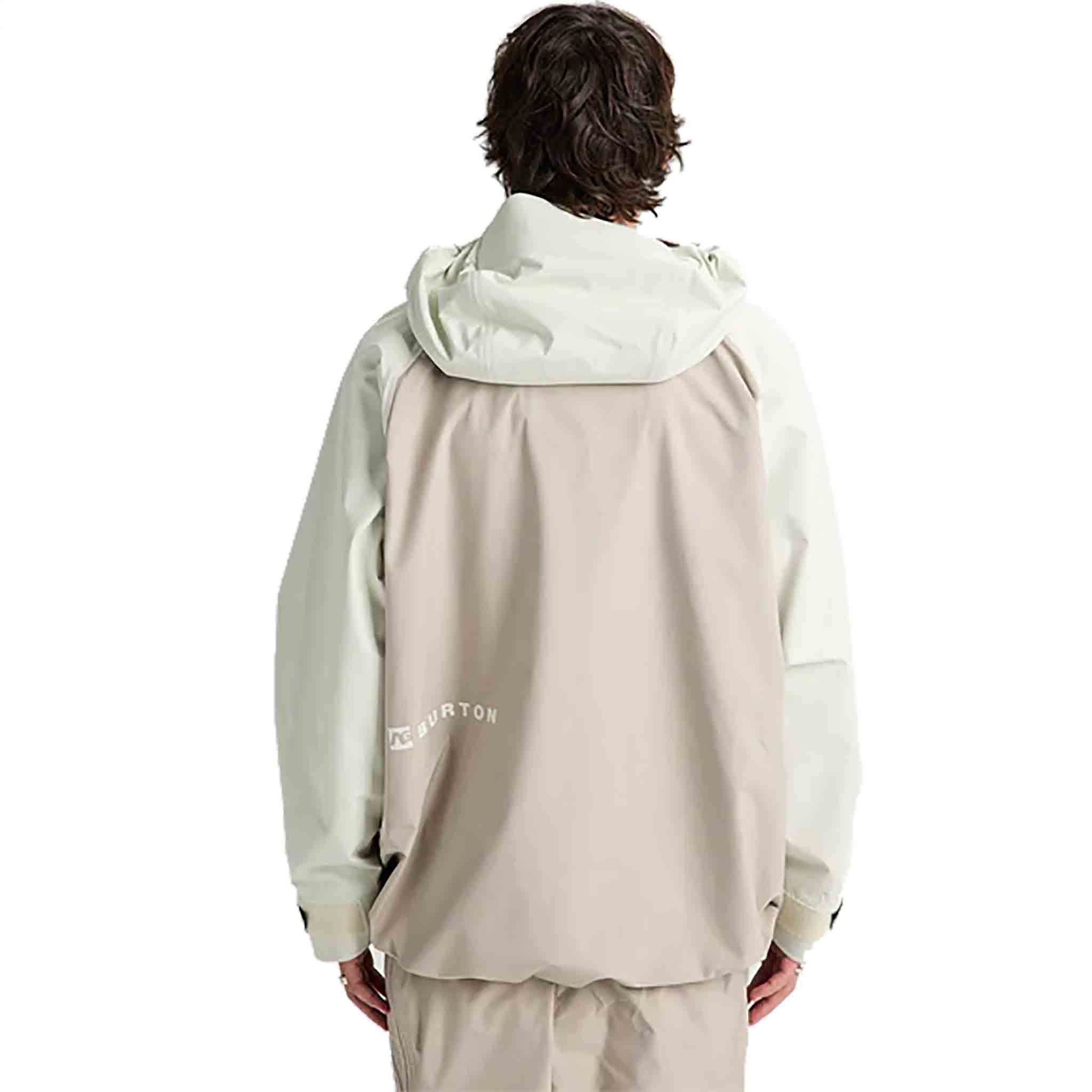 Burton AG Hardpack 3L Gore-Tex Jacket Bone White Stone Grey 2026
