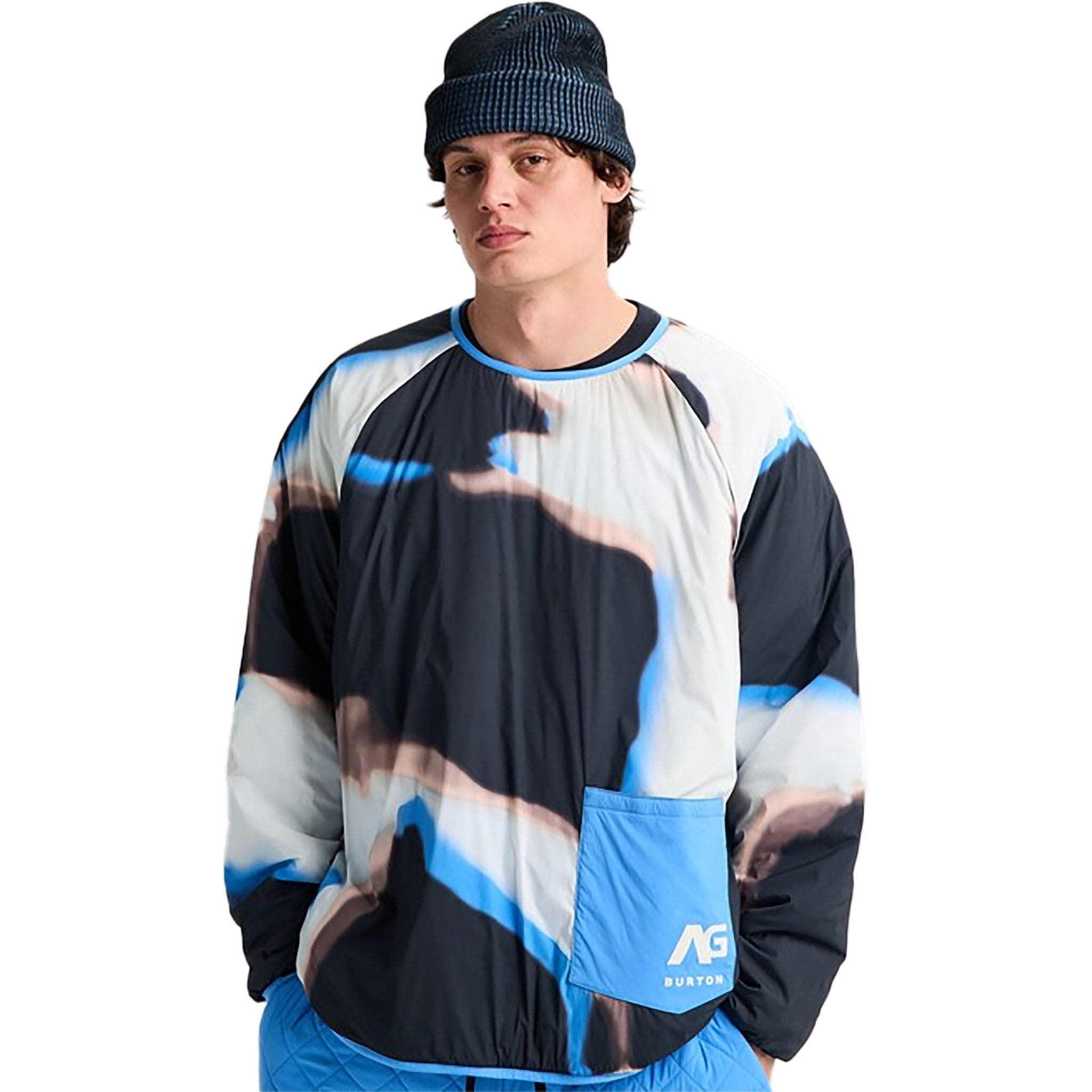 Burton AG Pinball Insulated Pullover Crewneck Acid Bloom