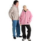 Burton AG Rev Sherpa Jacket Stone Grey Plush Pink 2026 Casual Jackets