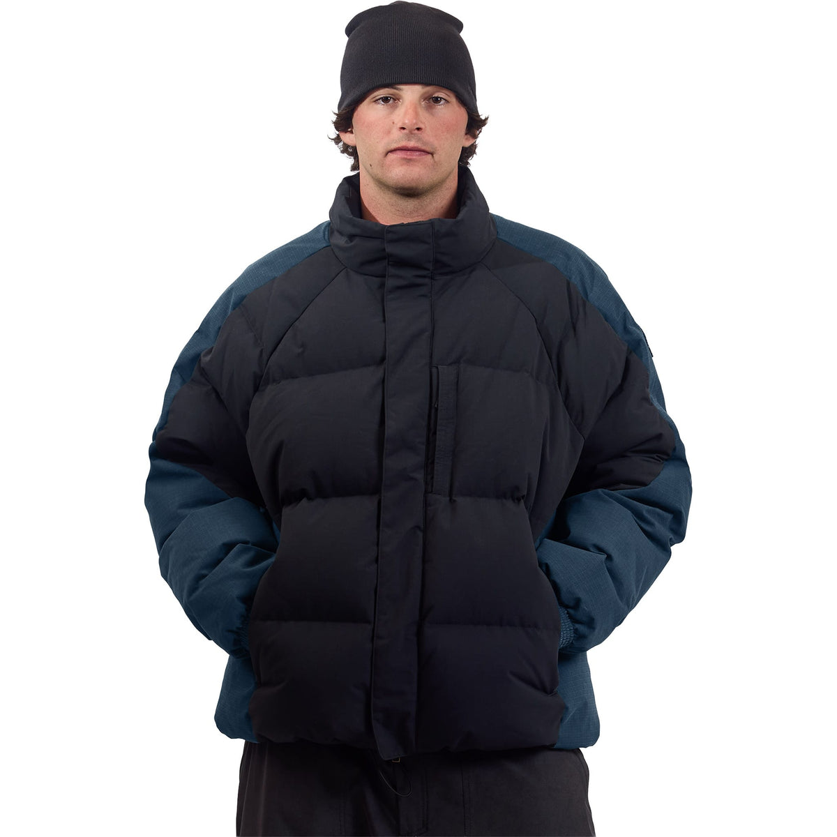 Burton AG Toughy Puffy Down Jacket True Black 2027 Mens Snowboard Jackets