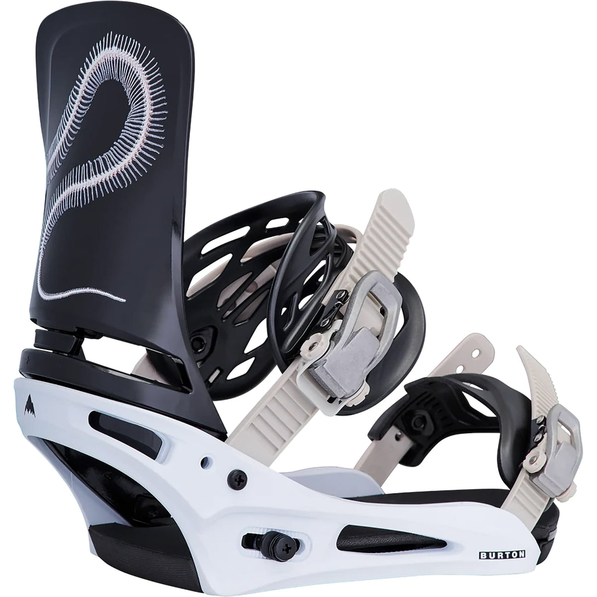 Burton Cartel Re:Flex Snowboard Binding Skeleton Snake 2027 Mens Snowboard Bindings