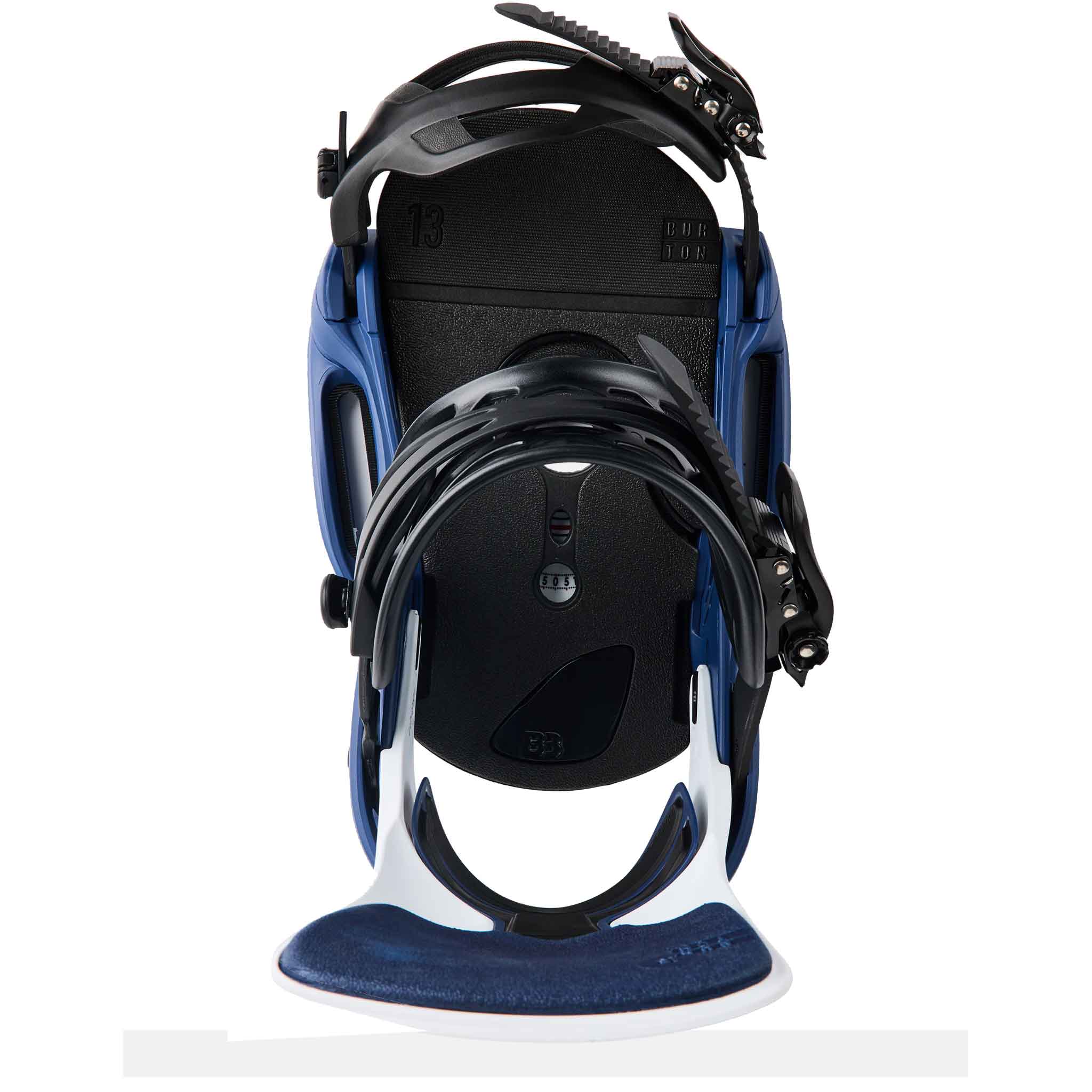 Burton Cartel X EST Snowboard Binding Blue White 2026 Mens Bindings