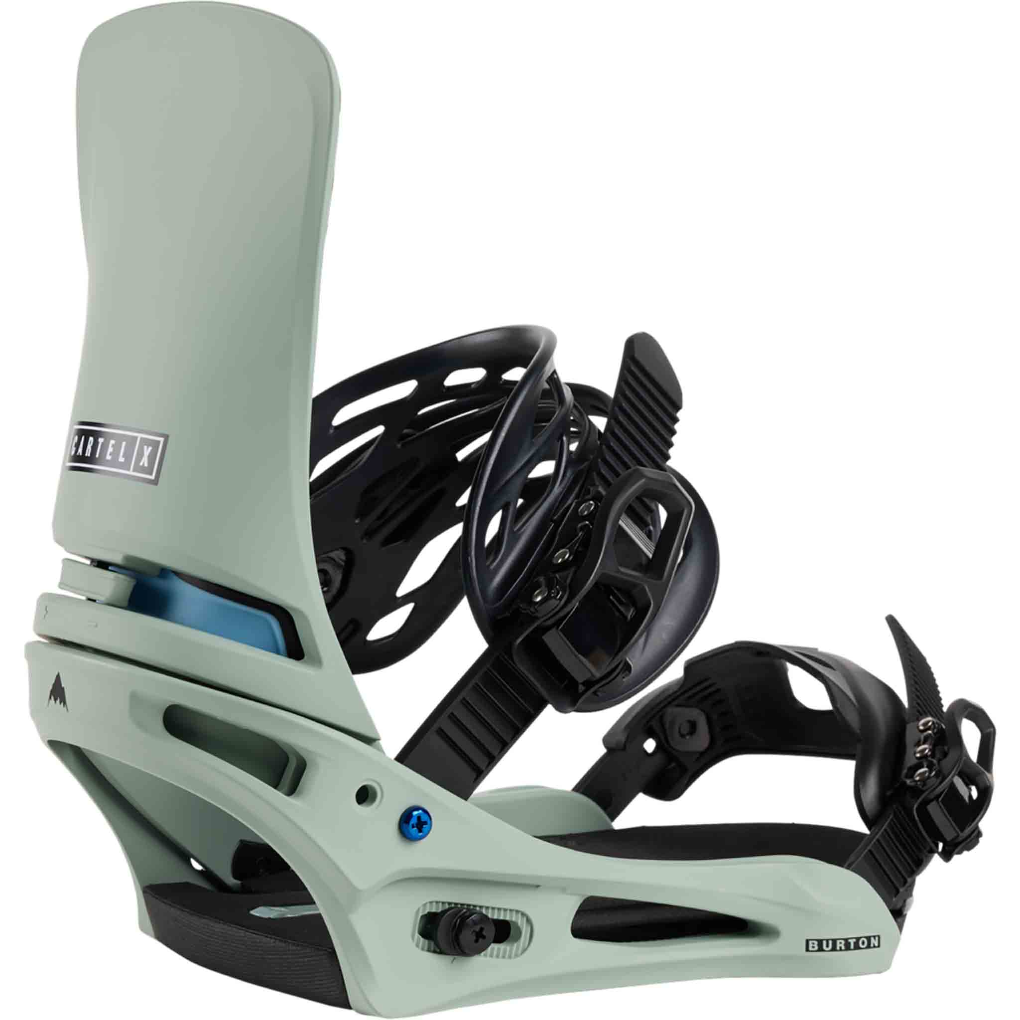 Burton Cartel X Snowboard Binding Petrol Green 2025 Mens Bindings