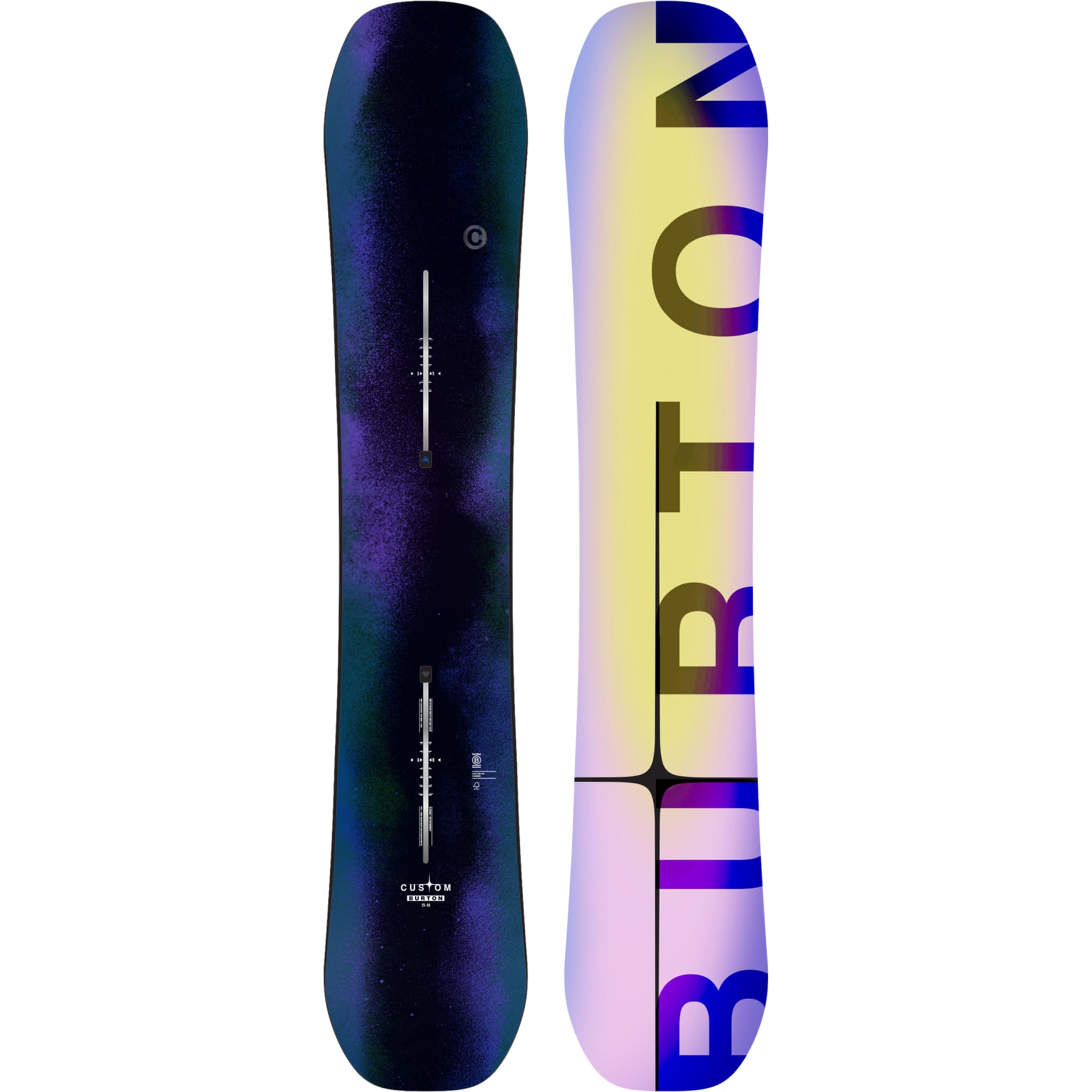 Burton Custom Faded Wide Snowboard 2027 - Sanction Skate And Snow
