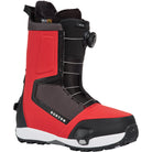Burton Highshot Step On Snowboard Boot Geranium Red Grid Black 2027 Snowboard Boot