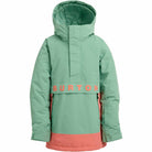 Burton Kids Frostner 2L Anorak Jacket Soft Sage Peach Echo 2026 Youth Jackets