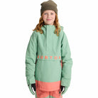 Burton Kids Frostner 2L Anorak Jacket Soft Sage Peach Echo 2026 Youth Jackets