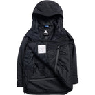 Burton Kids' Frostner 2L Anorak Jacket True Black 2027 Youth Jackets