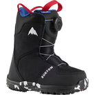 Burton Kids' Grom BOA Snowboard Boot Black 2027 Youth Snowboard Boots
