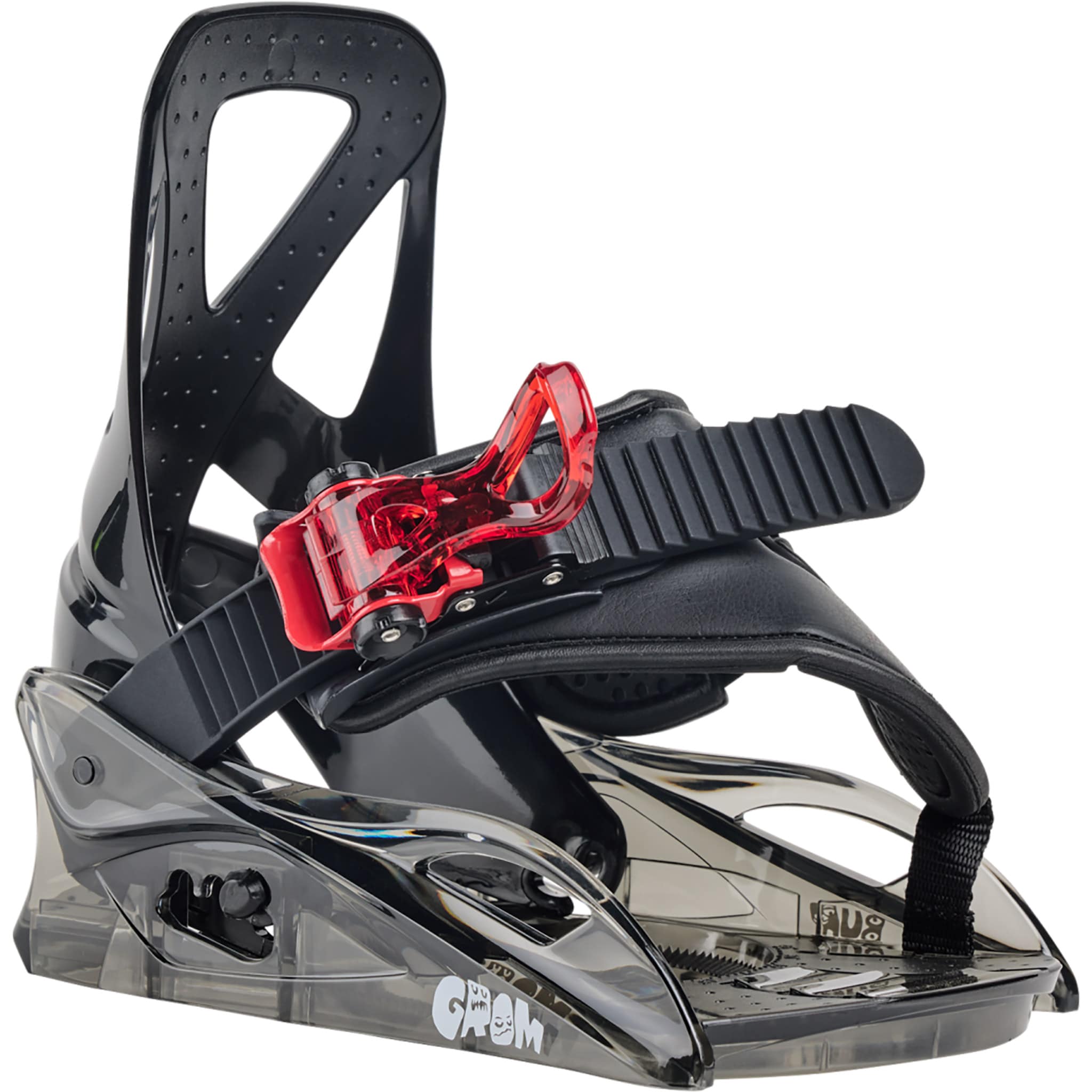 Burton Kids' Grom Disc Snowboard Binding Black 2027 Youth Snowboard Bindings