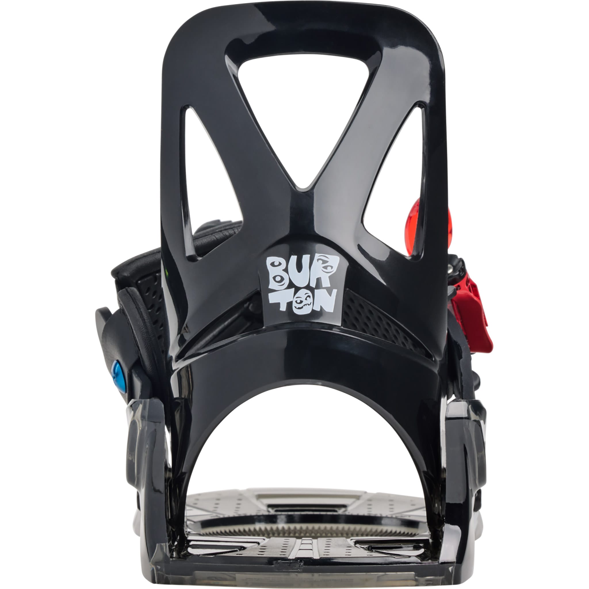 Burton Kids' Grom Disc Snowboard Binding Black 2027 Youth Snowboard Bindings