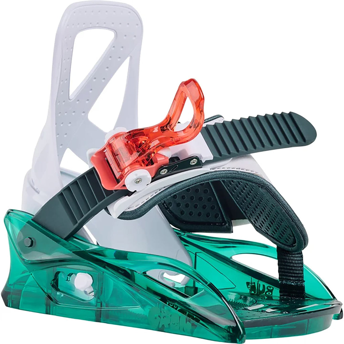 Burton Kids' Grom Disc Snowboard Binding Green 2027 Youth Snowboard Bindings