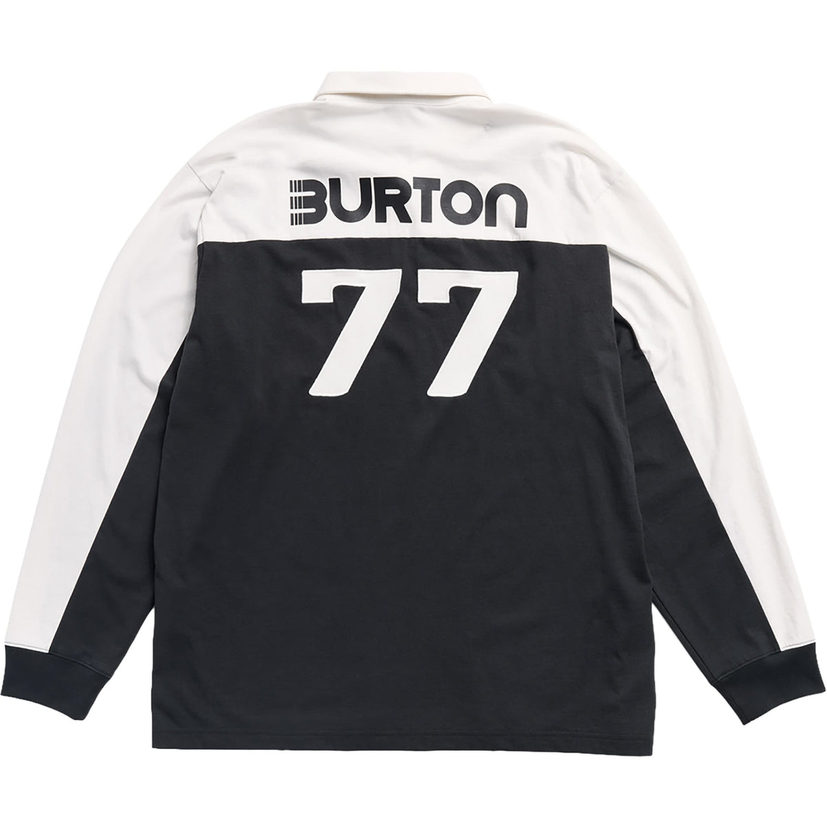 Burton Long Sleeve Rugby Shirt True Black Stout White 2027 T Shirt