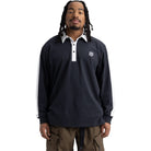 Burton Long Sleeve Rugby Shirt True Black Stout White 2027 T Shirt