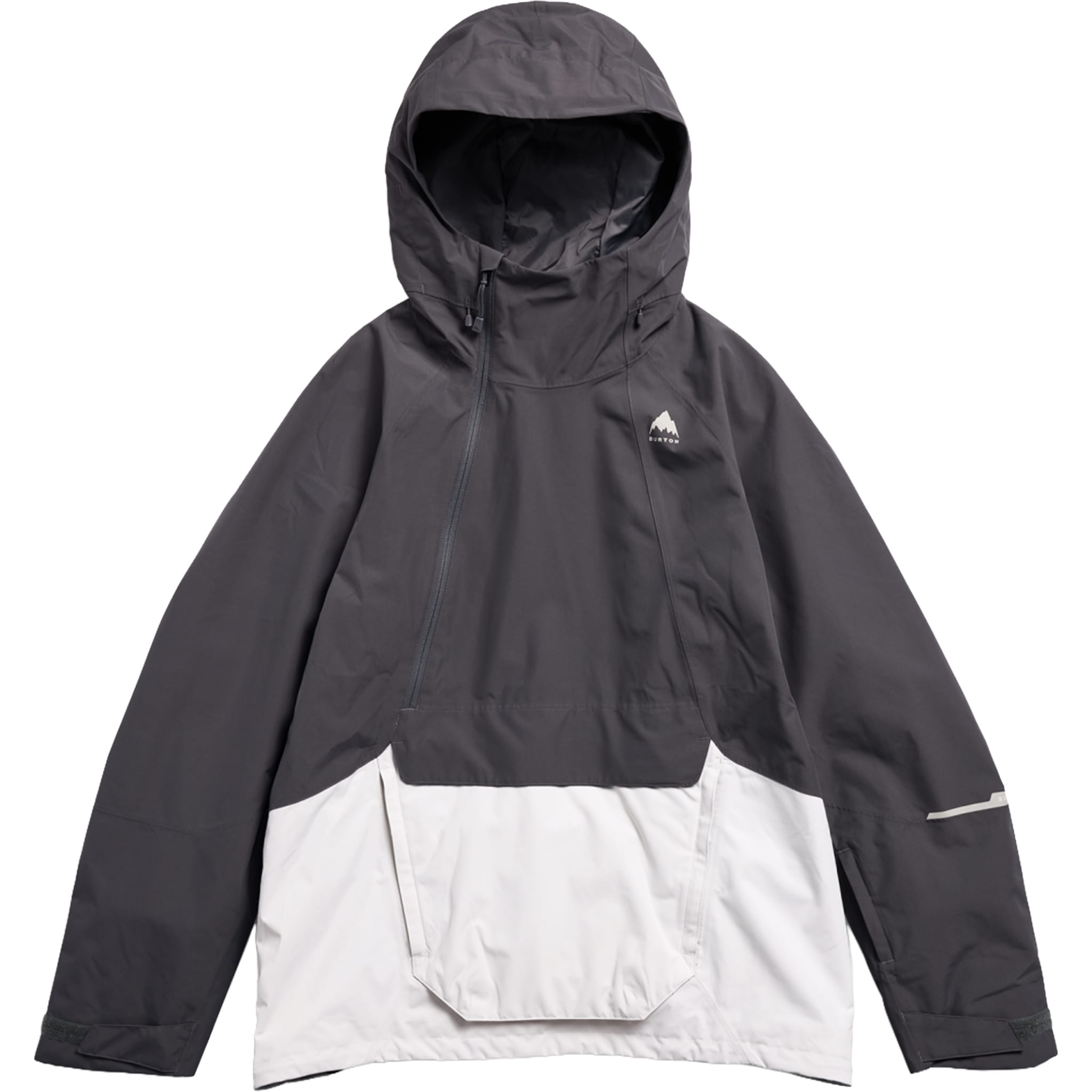Burton Men's Reserve 2L Relaxed Anorak Gotham Gray/Gray Cloud 2027 Mens Snowboard Jackets