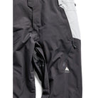 Burton Men's Reserve 2L Relaxed Bib Pants Gotham Grey Grey Cloud 2027 Mens Snowboard Pants