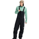 Burton Men's Reserve 2L Relaxed Bib Pants True Black 2027 Mens Snowboard Pants
