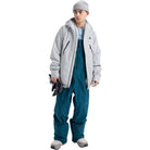 Burton Men's Reserve GORE-TEX 2L Insulated Jacket Gray Cloud 2027 Mens Snowboard Jackets