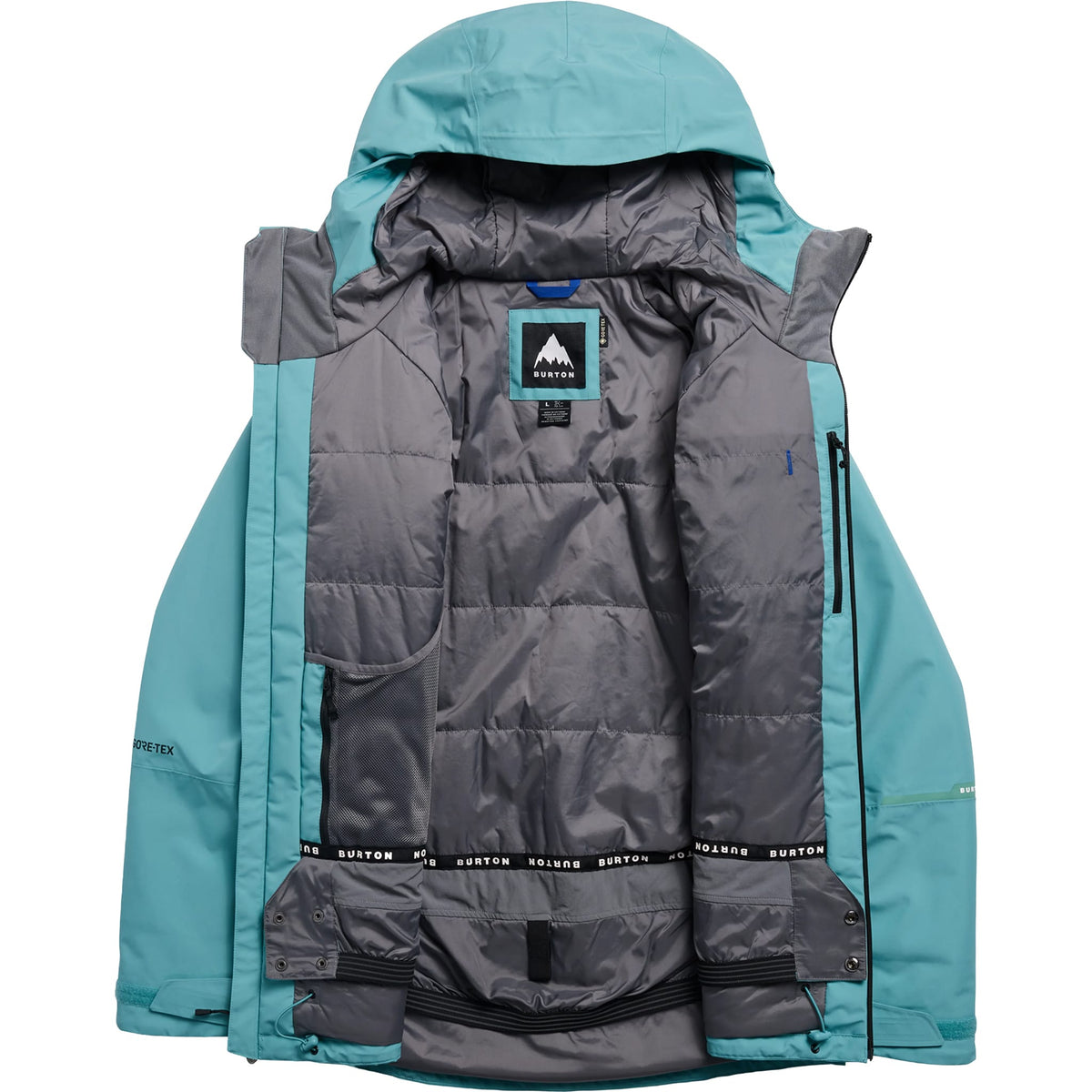 Burton Men's Reserve GORE-TEX 2L Insulated Jacket Mineral Blue 2027 Mens Snowboard Jackets