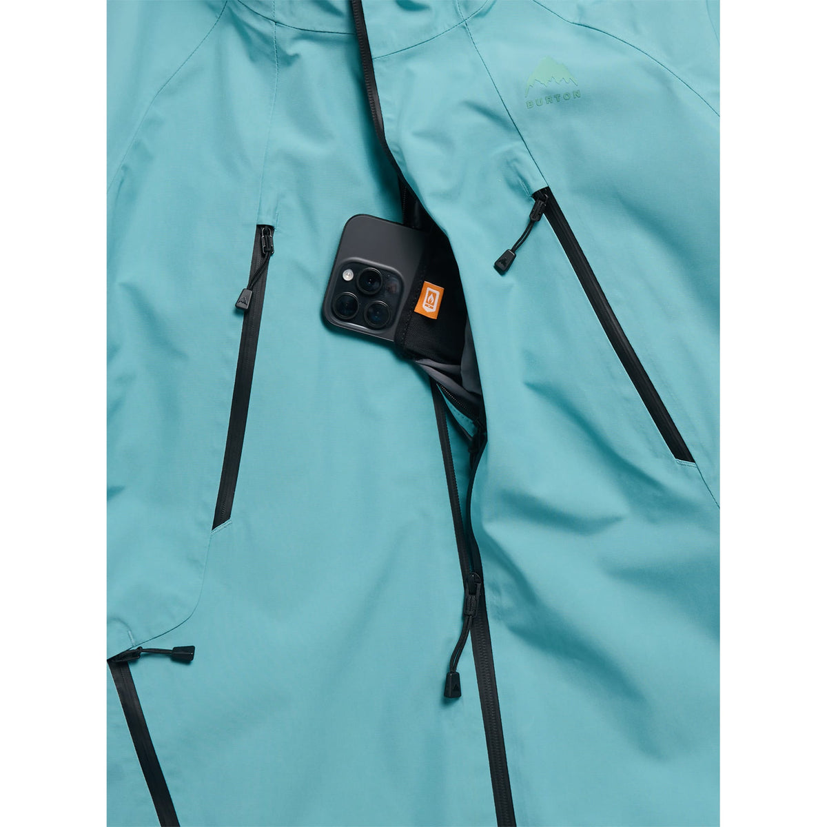 Burton Men's Reserve GORE-TEX 2L Insulated Jacket Mineral Blue 2027 Mens Snowboard Jackets