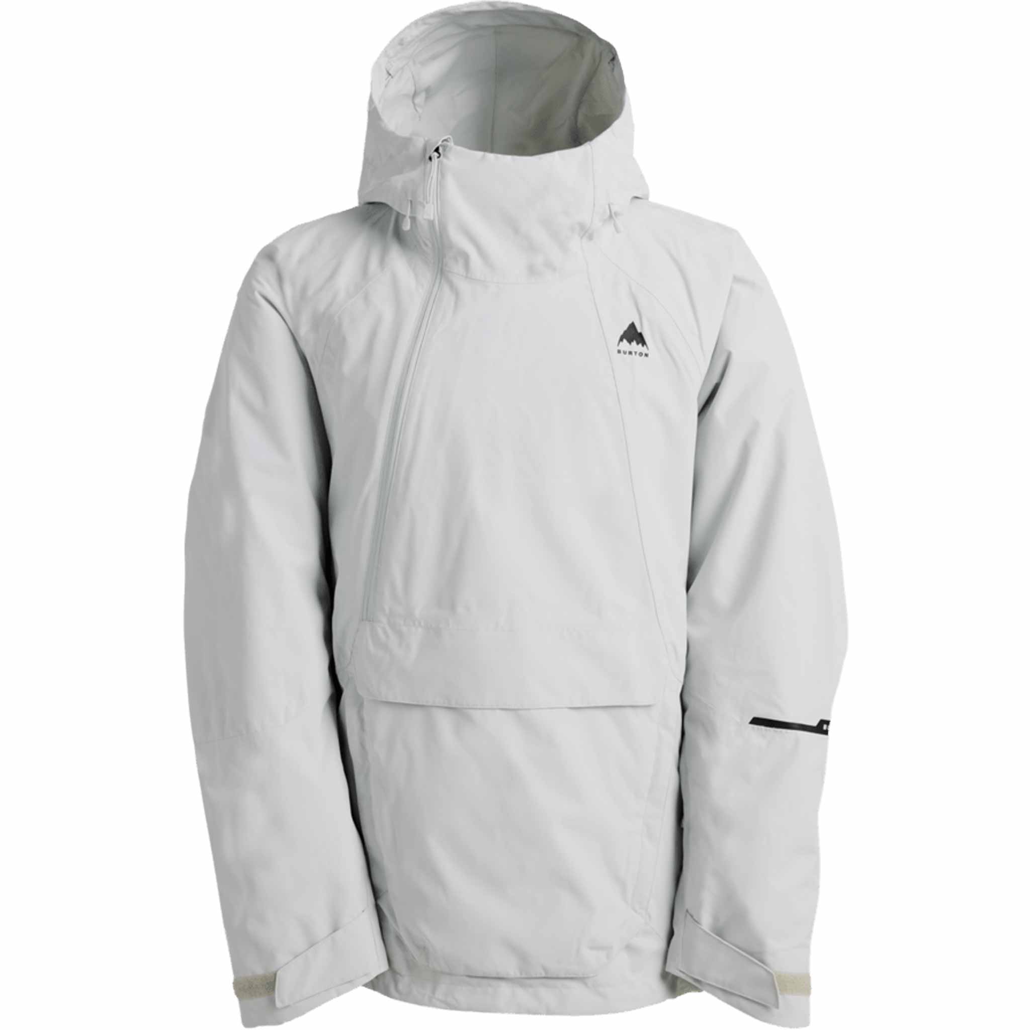 Burton Reserve 2L Relaxed Anorak Gray Cloud 2026 Mens Snowboard Coat