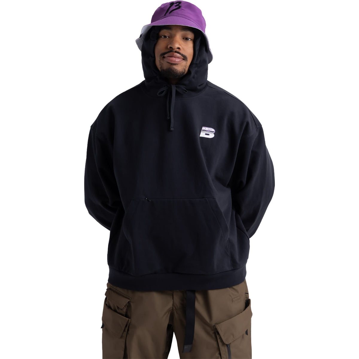 Burton Standard Pullover Hoodie True Black 2027 Sweatshirts