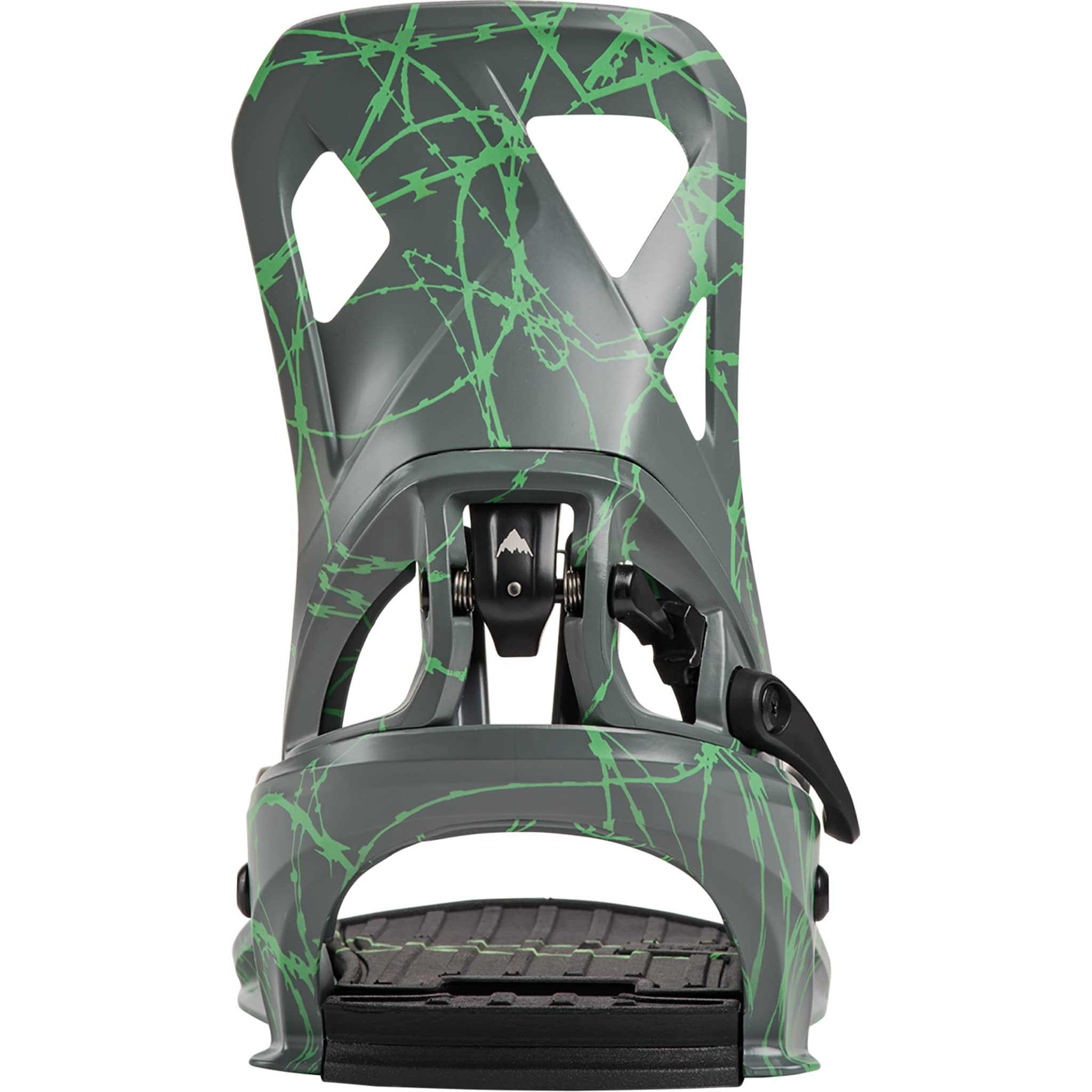 Burton Step On Re:Flex Snowboard Binding Gray Green Voltage 2027 Snowboard Binding