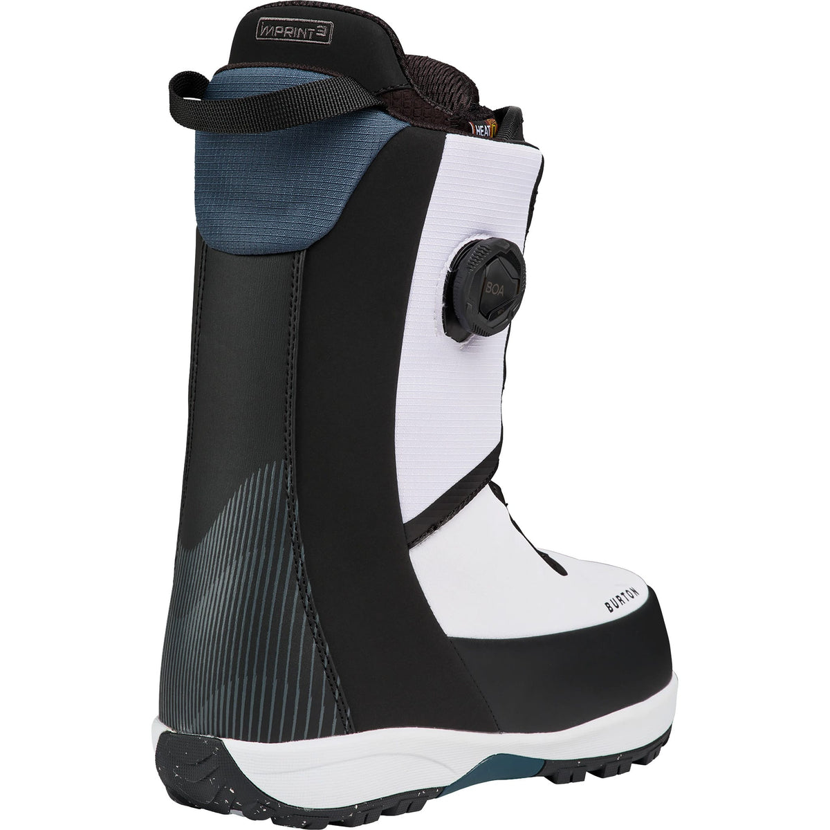 Burton Waverange Plus Snowboard Boot Black White 2027 Mens Snowboard Boots