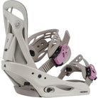 Burton Women's Citizen Re:Flex Snowboard Binding Chinchilla Gray 2027 Womens Snowboard Bindings