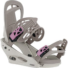 Burton Women's Citizen Re:Flex Snowboard Binding Chinchilla Gray 2027 Womens Snowboard Bindings