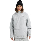 Burton Women's Reserve 2L Relaxed Anorak Gray Cloud 2027 Womens Snowboard Jackets