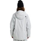 Burton Women's Reserve 2L Relaxed Anorak Gray Cloud 2027 Womens Snowboard Jackets