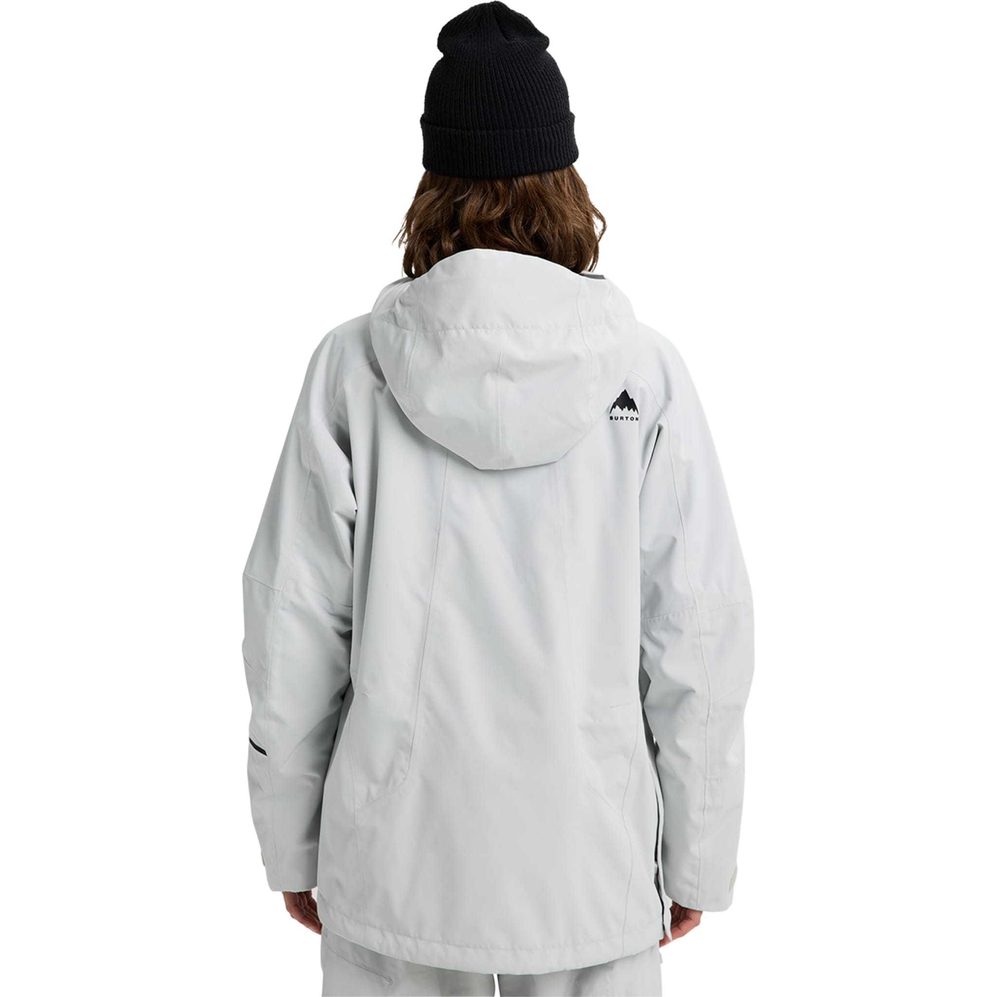 Burton Women's Reserve 2L Relaxed Anorak Gray Cloud 2027 Womens Snowboard Jackets