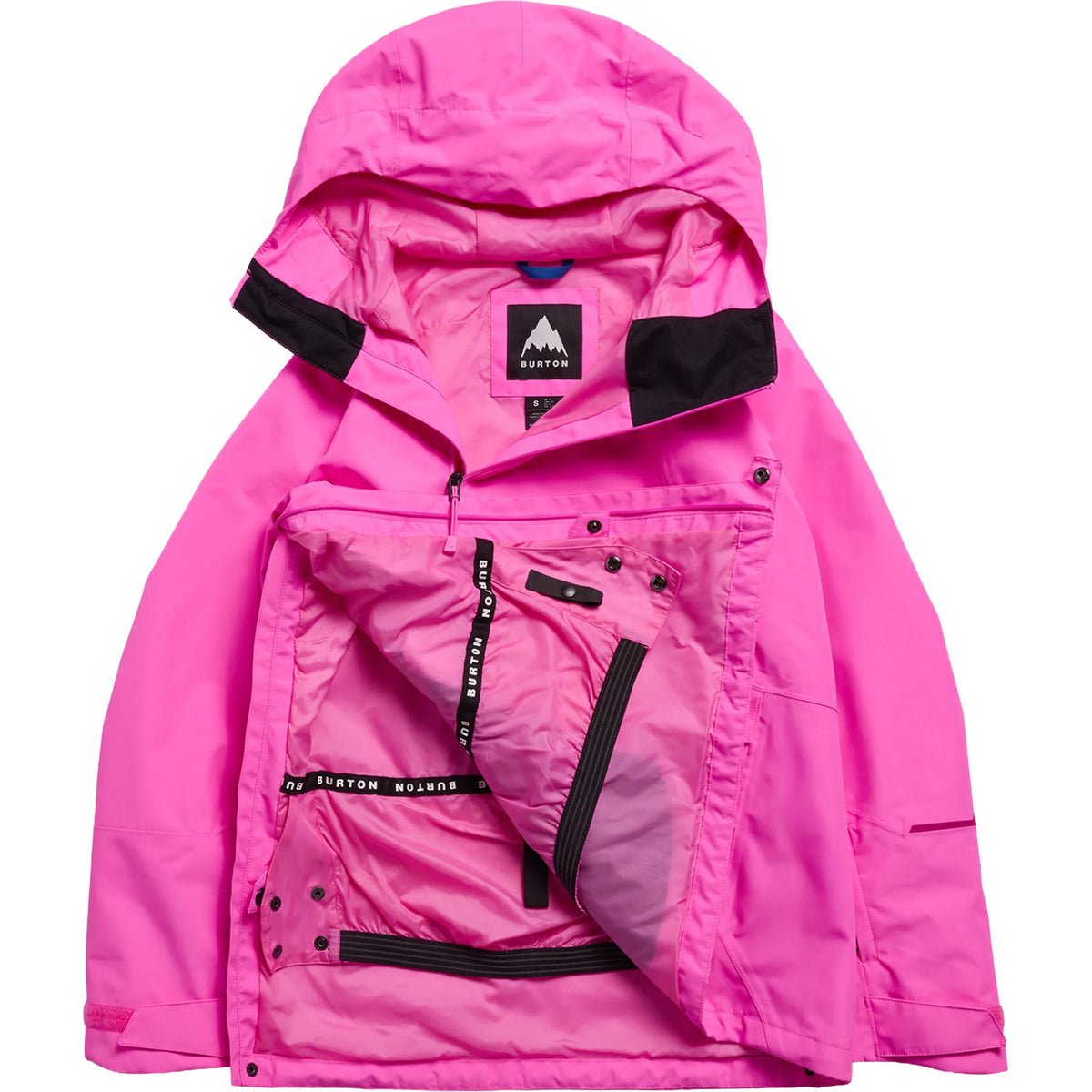 Burton Women's Reserve 2L Relaxed Anorak Shockwave Pink 2027 Womens Snowboard Jackets