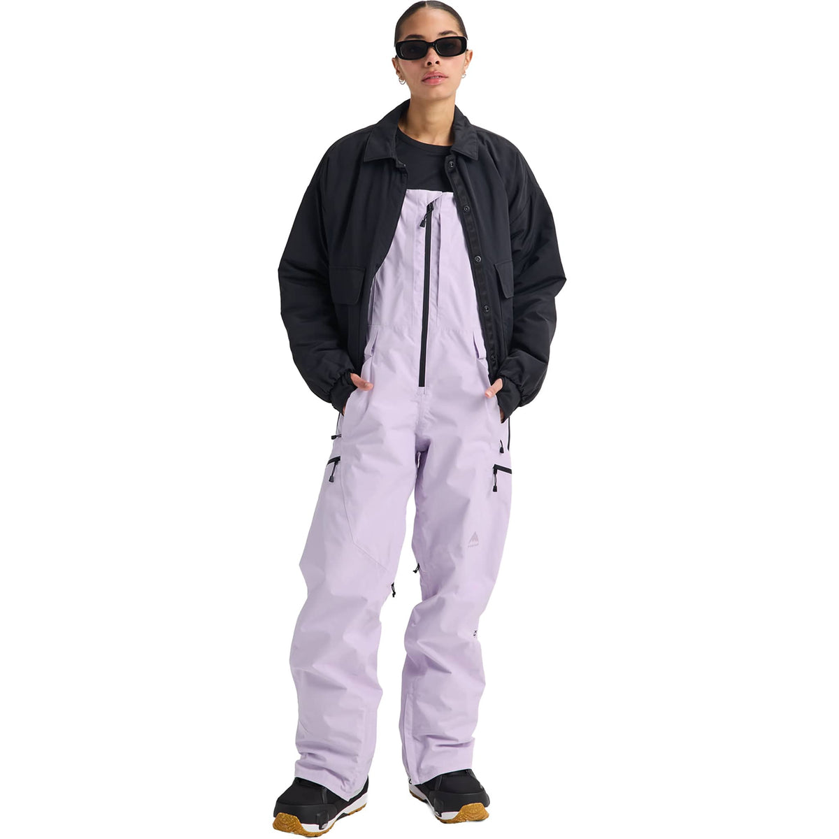 Burton Women's Reserve GORE-TEX 2L Bib Pants Moondust Purple 2027 Womens Snowboard Pants