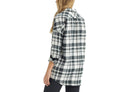 Burton Womens Grace Flannel True Black Marcy Plaid Womens Thermal