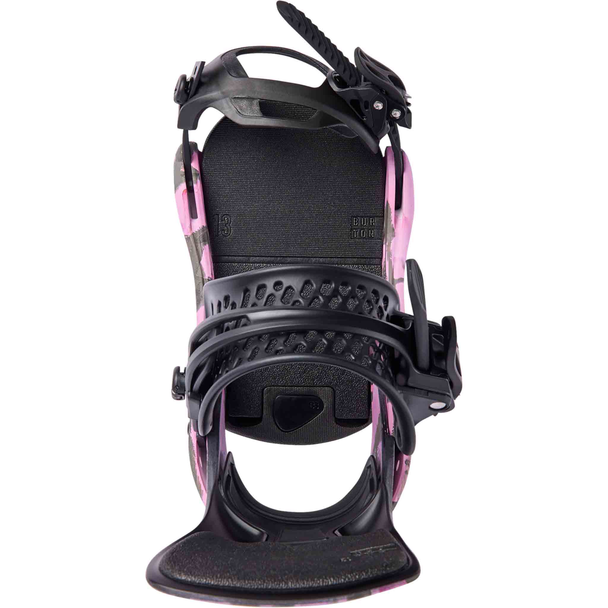 Burton Womens Lexa X Snowboard Binding Gray Pink 2025 Women's Bindings