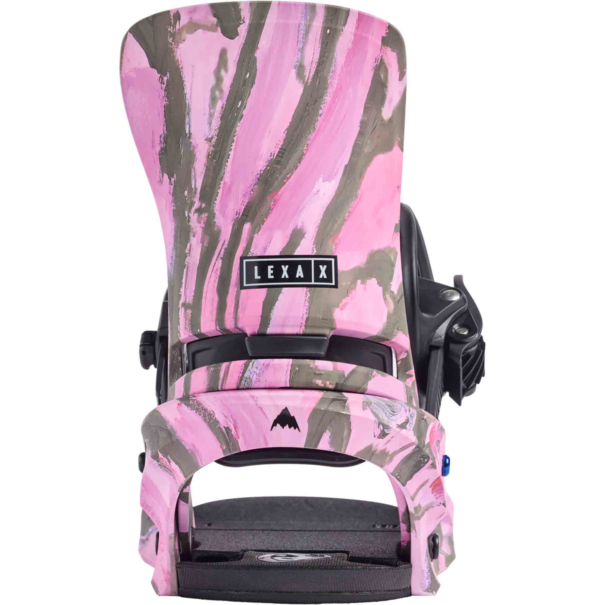 Burton Womens Lexa X Snowboard Binding Gray Pink 2025 Women's Bindings